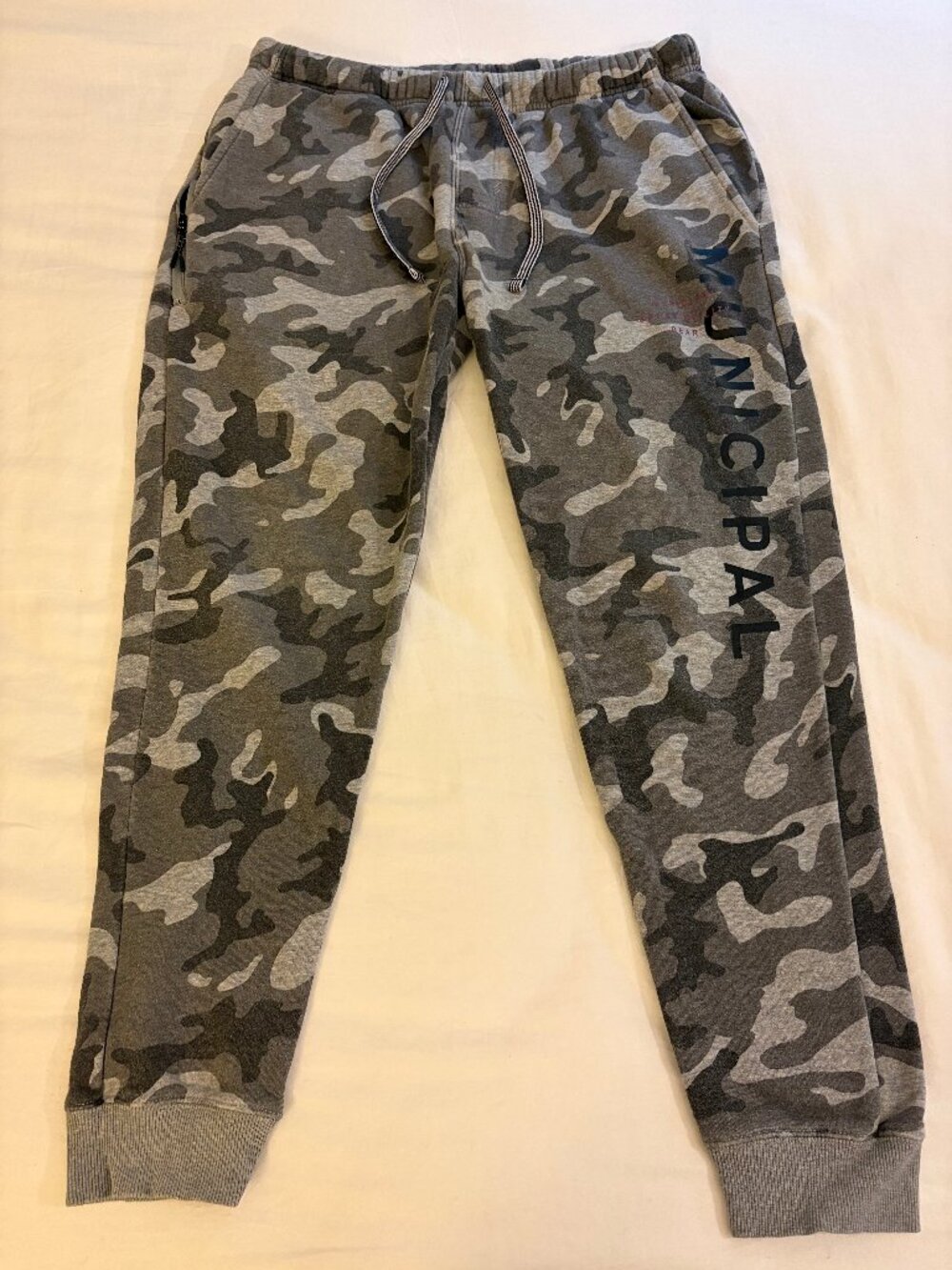Municipal Sport Utility Gear Sweatpants Grey Camo Men's Medium